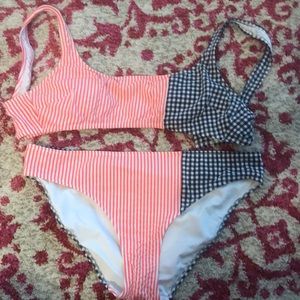 Aerie Swimsuit, medium top, large bottoms